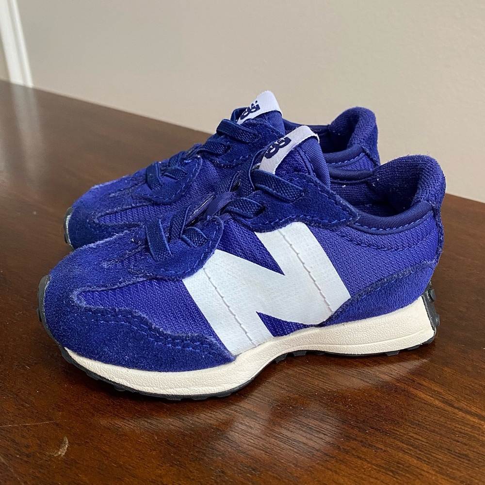 New Balance Toddler 327 Victory Blue Sneakers IH327GA Shoe Size 5.5